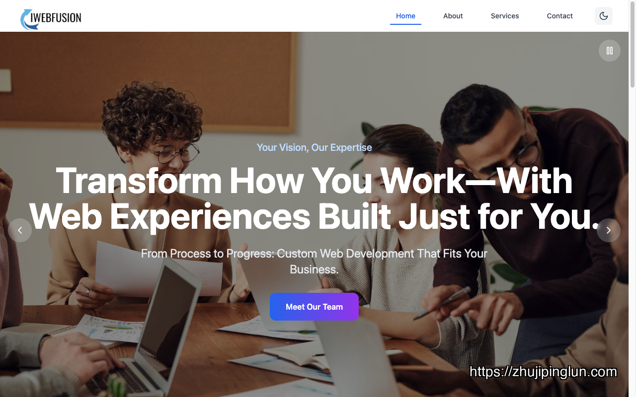 IWebFusion homepage