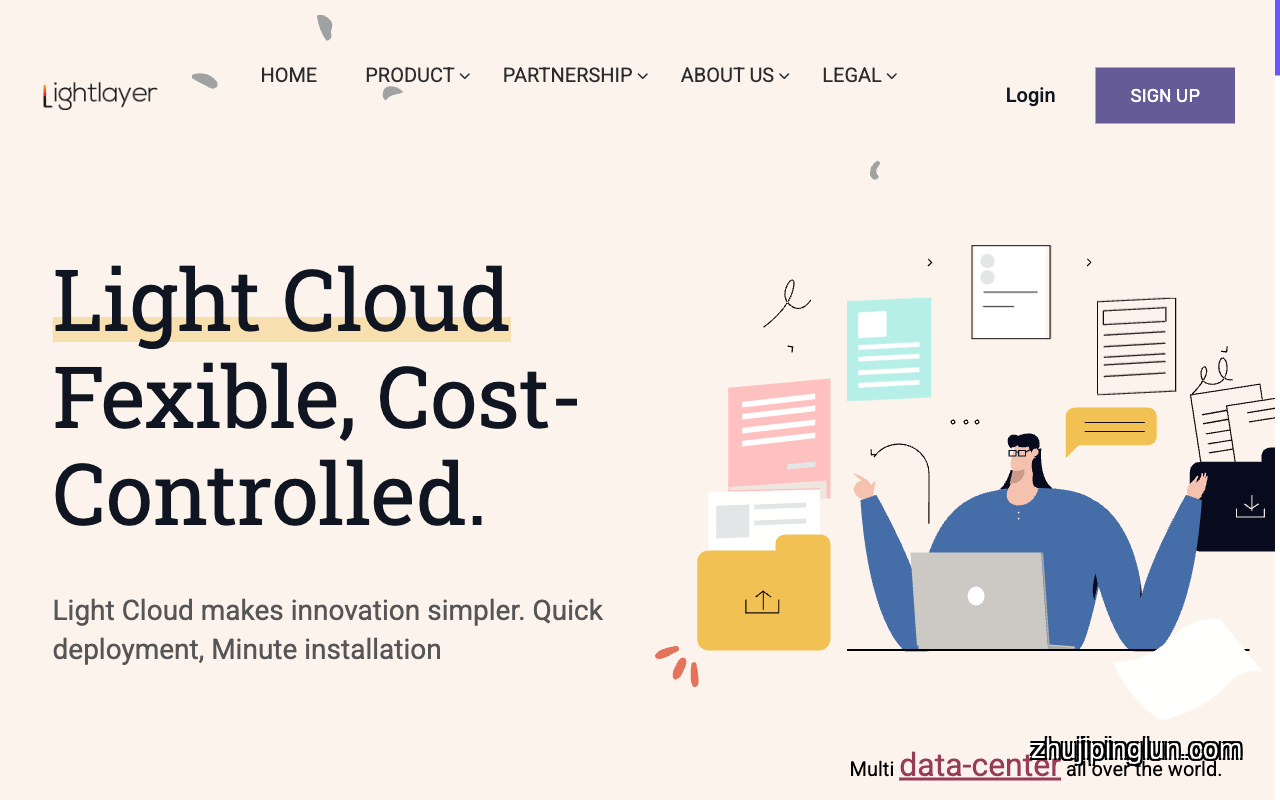 LightLayer homepage
